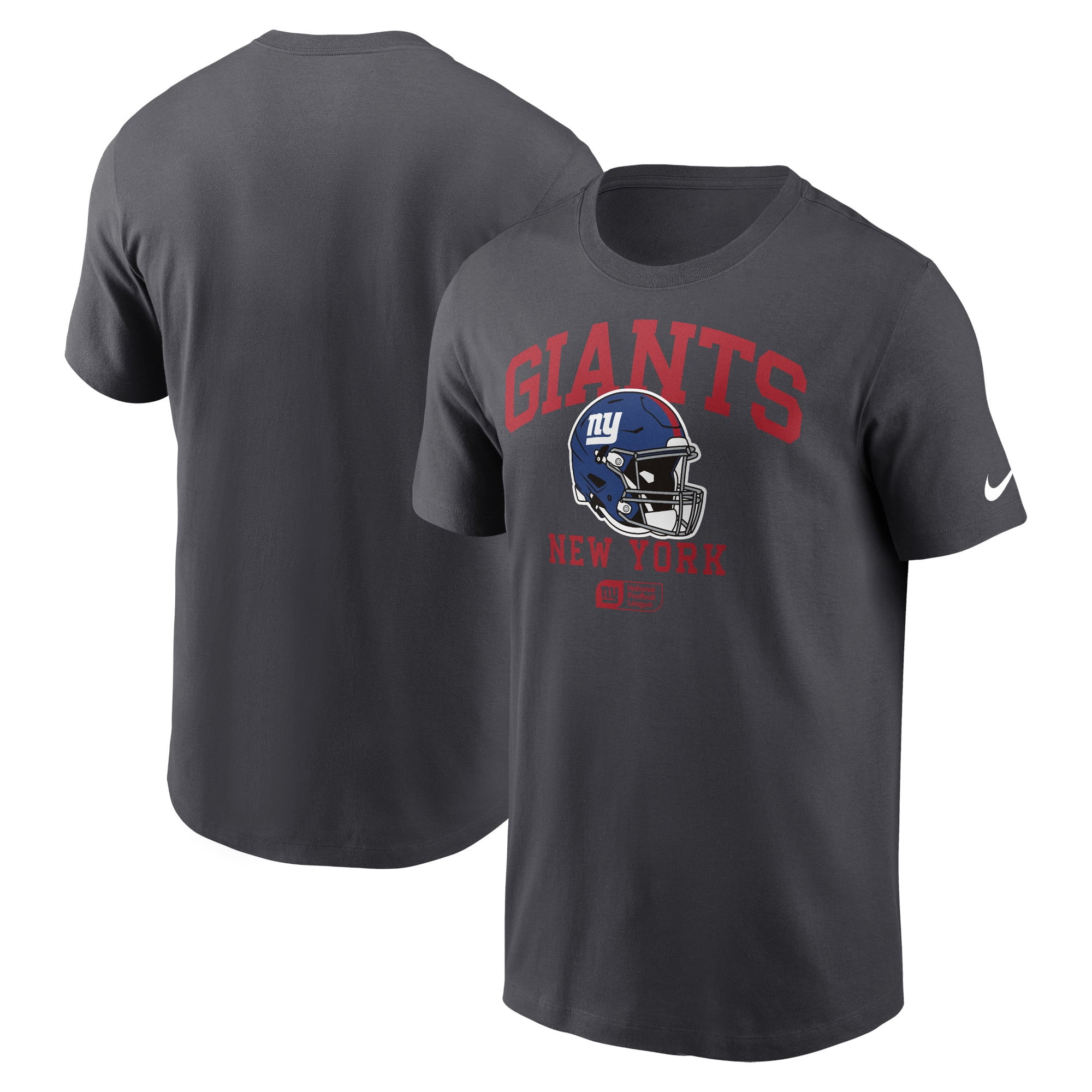 Men 2025 NFL New York Giants Grey T shirts->nfl t-shirts->Sports Accessory